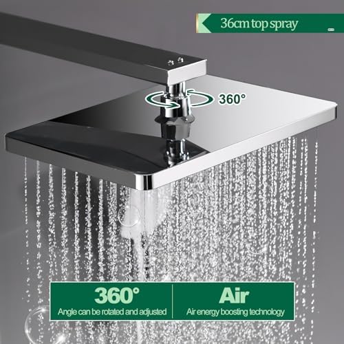 Delura Rain Shower Heads System