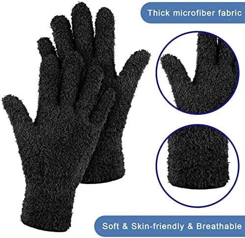 Bencailor 6-Pair Microfiber Dusting Gloves