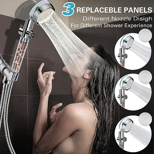 Fast-Powered Filtered Hydro Jet Shower Head