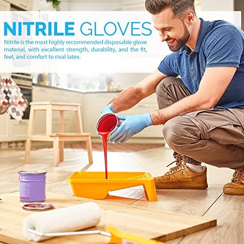 100-Piece Touch Sensitivity Nitrile Gloves Latex-FreeMedical Food Grade3MILDiscreet Design