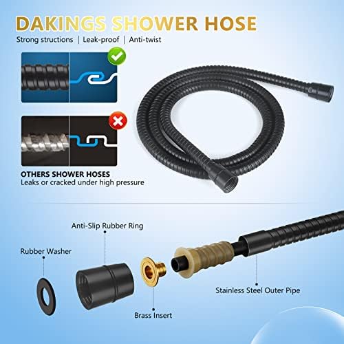6 Spray Modes Handheld Shower Head Set