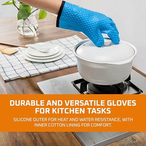 Bruntmor Dishwashing Glove - Heat and Freeze Resistant Durable for Kitchen Tasks