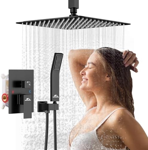 SunCleanse Rainfall Shower Faucet Set