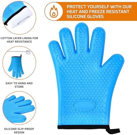 Bruntmor Dishwashing Glove - Heat and Freeze Resistant Durable for Kitchen Tasks