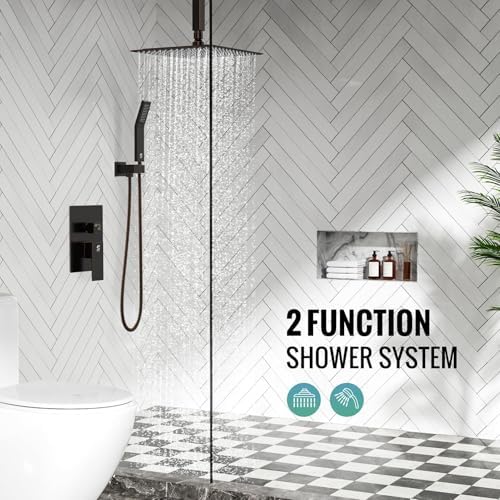 SR SUN RISE 10 Inch Oil Rubbed Bronze Rain Shower System