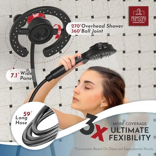 10 Spray Modes Magnetic Dual Shower Head