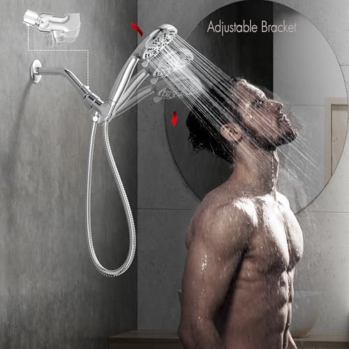 HOPOPRO High-PressureHandheld Shower Head Set with 6 Modes