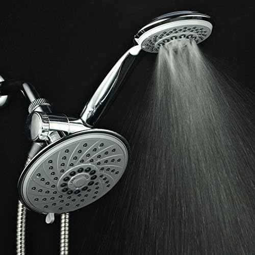 4 Hotel Spa 30-Setting 3-way Rainfall Shower-Handheld Combo Chrome Luxury
