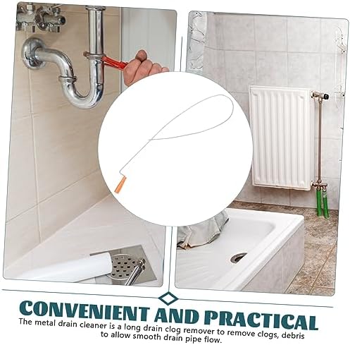 DOITOOL Long Reach 22M Drain Hair Catcher Steel Wire Unclogger