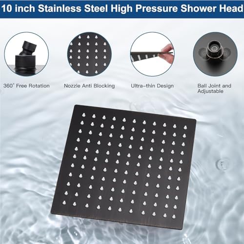 Midanya Rain Shower System Perfect for the Bathroom