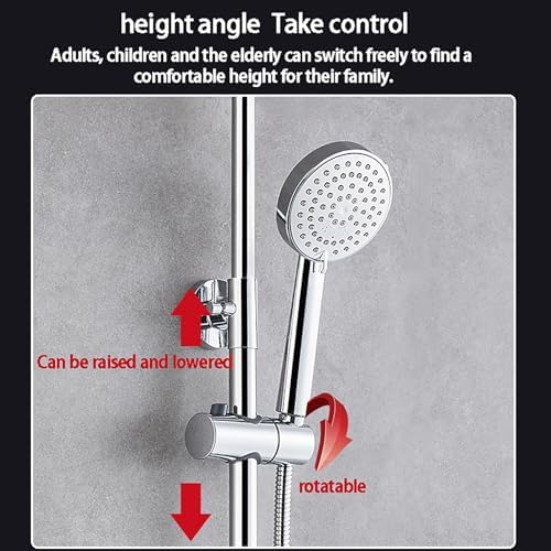 Stainless Steel Shower Set Triple Function 9-inch Wall Mount