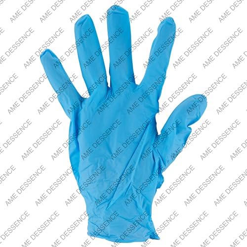 AME DESSENCE 200 Count Blue Powder-Free Nitrile Gloves