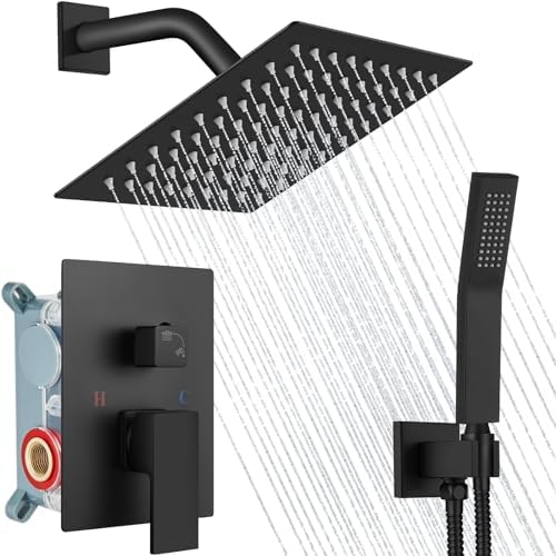 Midanya Rain Shower System Wall Mount for Bathroom