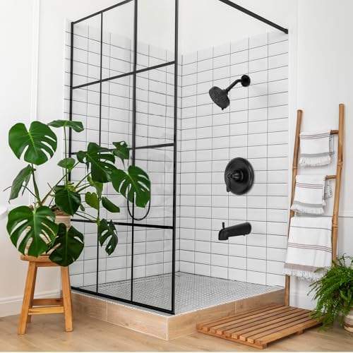 Matte Black Shower Handle