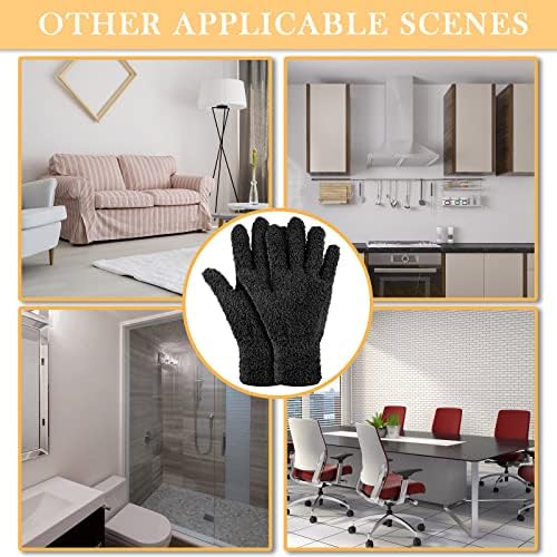 Premium Microfiber Dusting Gloves for Efficient Plant Cleaning