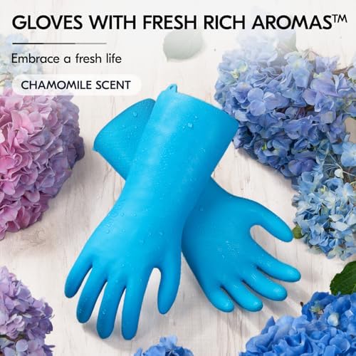 Vgo HouseholdsCleaning Gloves FreshAromas Lined Kitchen Gloves