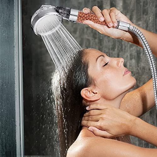 Puliyunxiang LED Steamed Handheld Shower Head Effortless filtration light