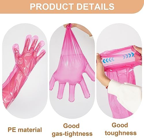 Sturdy Long Gloves for Veterinary Tasks