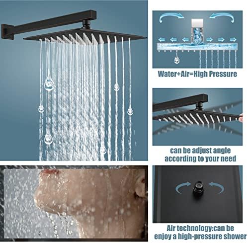 Aolemi 10 Inch Oil Rubbed Bronze Shower Head Combo Set 1
