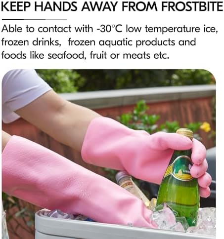 Vgo Fresh Scented Cleaning Gloves with Long Sleeves