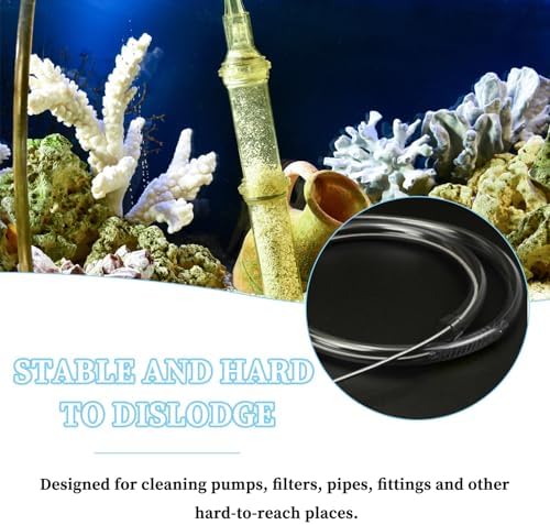 11-Piece Flexible Pine Drain Brush Set Double-Ended Black