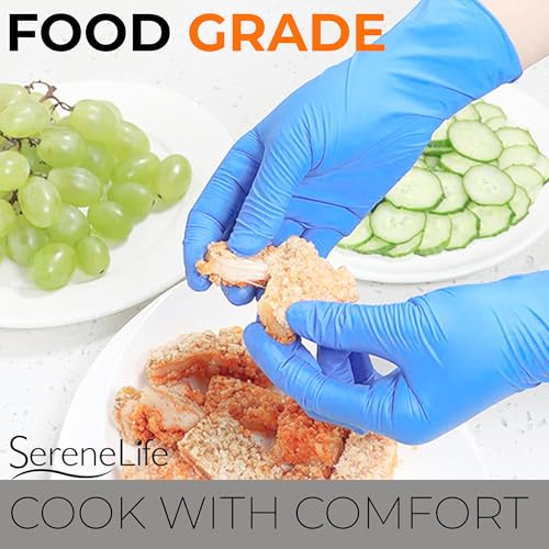 SereneLife Nitrile Gloves