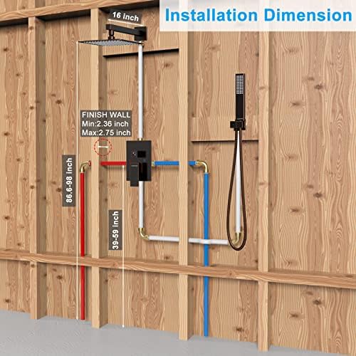 Brand-Ready Oil Rubbed Bronze 12 Shower System Set