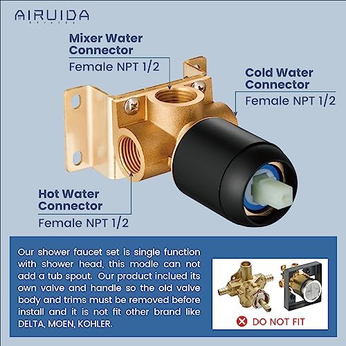 Airuida Shower Faucet Set