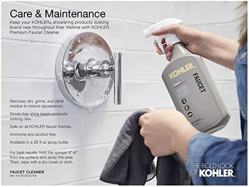 Experience luxury showering with the KOHLER Forte showerhead