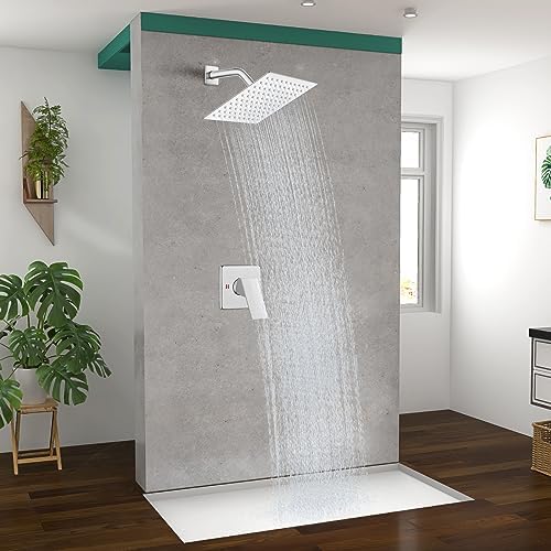 Sturdy Stainless Steel Rainfall Shower Head Set for US