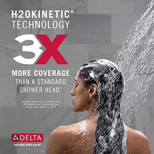 Delta H2Okinetic 5-Spray Shower Head with Magnetic Docking