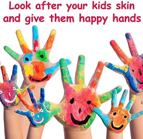 Leafy Boo Bamboo Gloves for Eczema Kids 6-8 3 Pairs