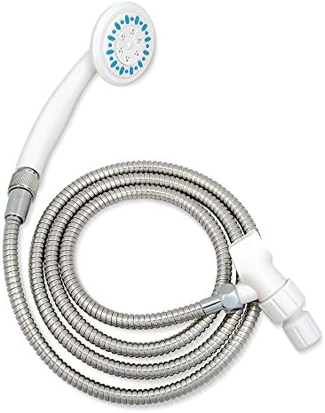 AquaSense 770-980 3-Setting Handheld Shower Head With Hose Gray 1
