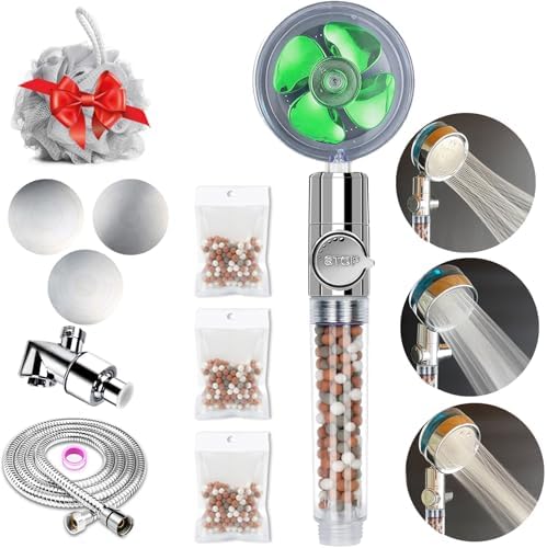 Fast-Powered Filtered Hydro Jet Shower Head