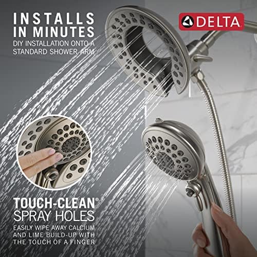 DELTA 5-SPRAY IN2ITION 2-IN-1 DUAL SHOWER HEAD