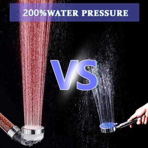 Puliyunxiang LED Steamed Handheld Shower Head Effortless filtration light