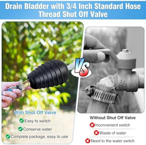Enhanced 3-Piece Drain Cleaner Bladder Set