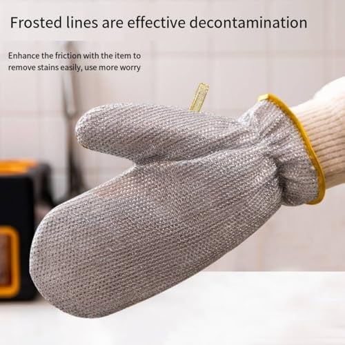 Wire Dishwashing Gloves for Kitchen Cleaning