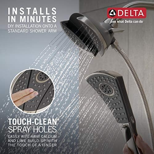 Delta In2ition Dual Shower Head with Massage Jets