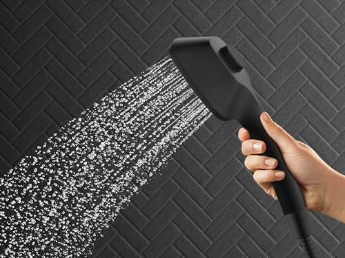 Adjustable 3-in-1 Handheld Showerhead Combo in Matte Black