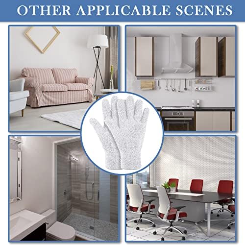 Bencailor 6-Pair Microfiber Dusting Gloves
