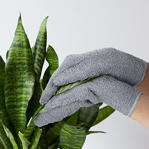 Bencailor 3 Pairs Microfiber Cleaning Gloves