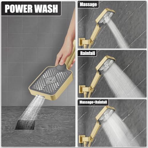 Thermostatic Shower System 13-Inch Rainfall