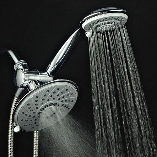 4 Hotel Spa 30-Setting 3-way Rainfall Shower-Handheld Combo Chrome Luxury