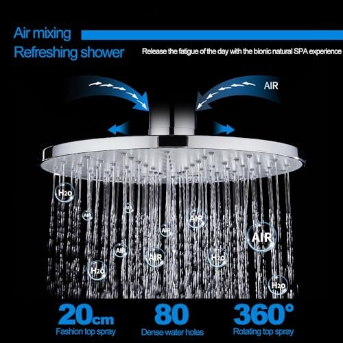 Delura Handheld Shower System with 5 Spray Modes