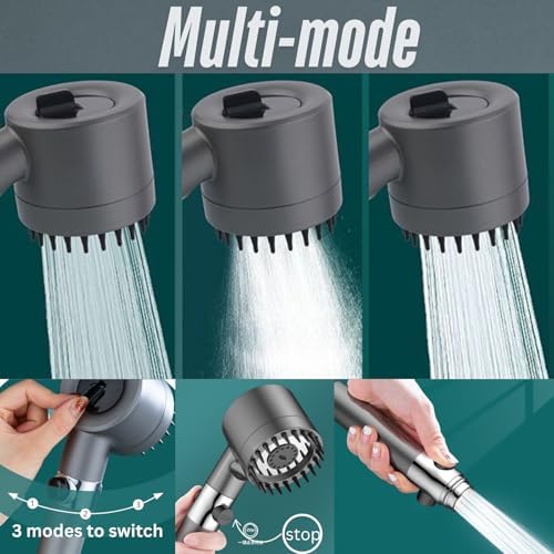 Turbo Showerhead With Ion Massage Function