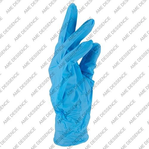 AME DESSENCE 200 Count Blue Powder-Free Nitrile Gloves