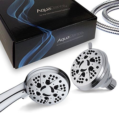 AquaDance Total Chrome 3-Way Handheld Shower Head Combo