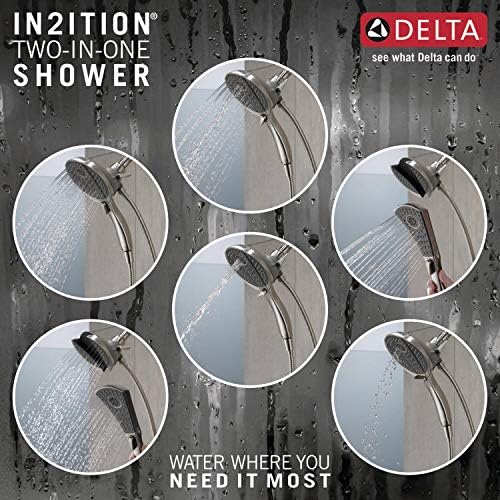 Delta In2ition Dual Shower Head with Massage Jets