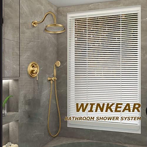 Solids Brass Roman Faucet Brushed Gold Perfect for Bathrooms